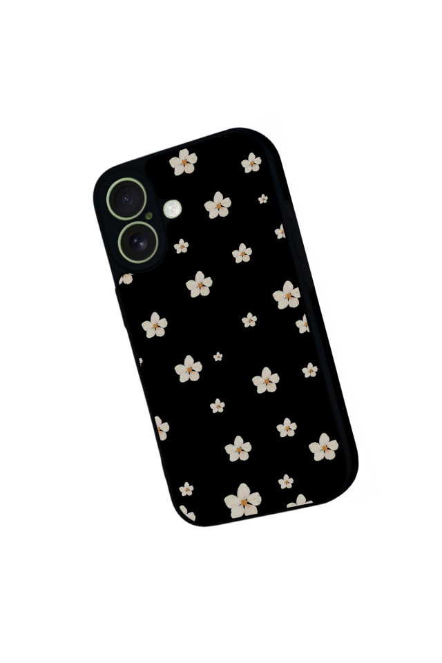 iPhone 17 Uyumlu Cicek Tasarımlı Glossy Premium Kılıf
