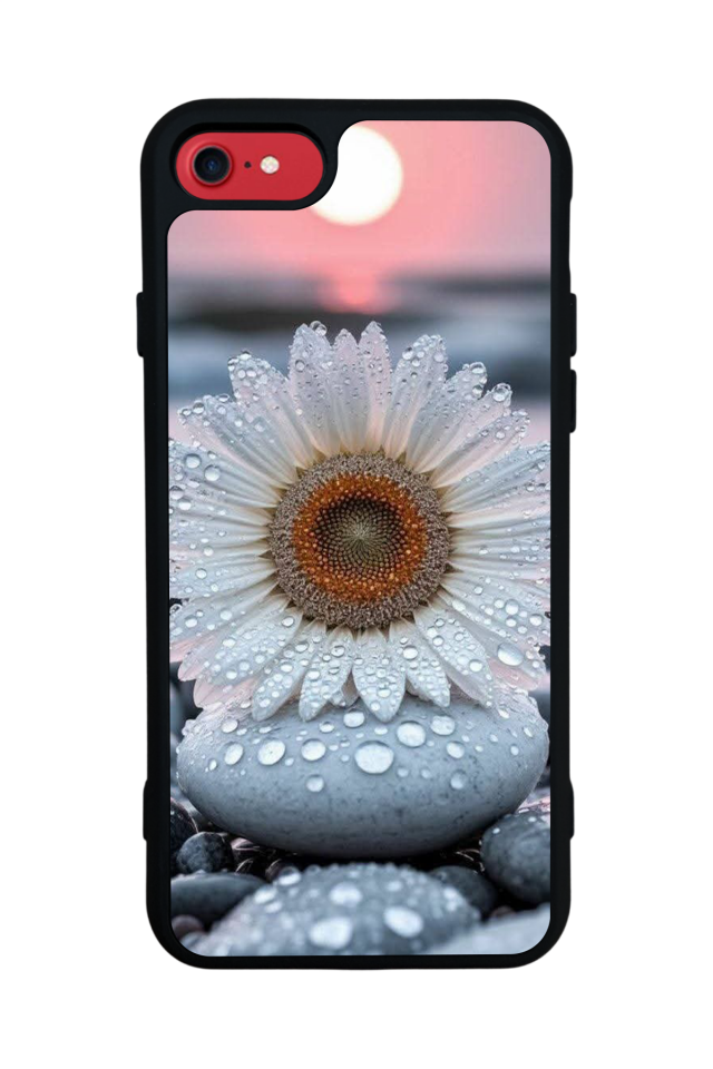 iPhone 7 Uyumlu Cicek Tasarımlı Glossy Premium Kılıf