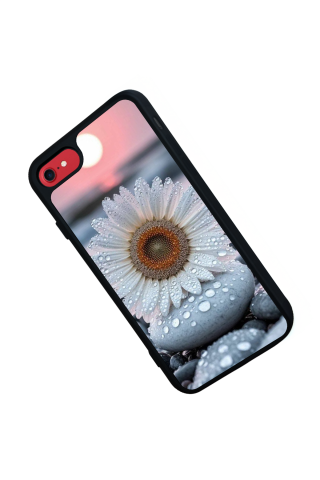iPhone 7 Uyumlu Cicek Tasarımlı Glossy Premium Kılıf