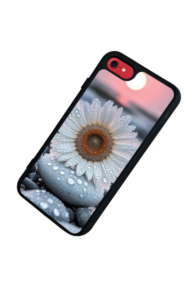 iPhone 7 Uyumlu Cicek Tasarımlı Glossy Premium Kılıf