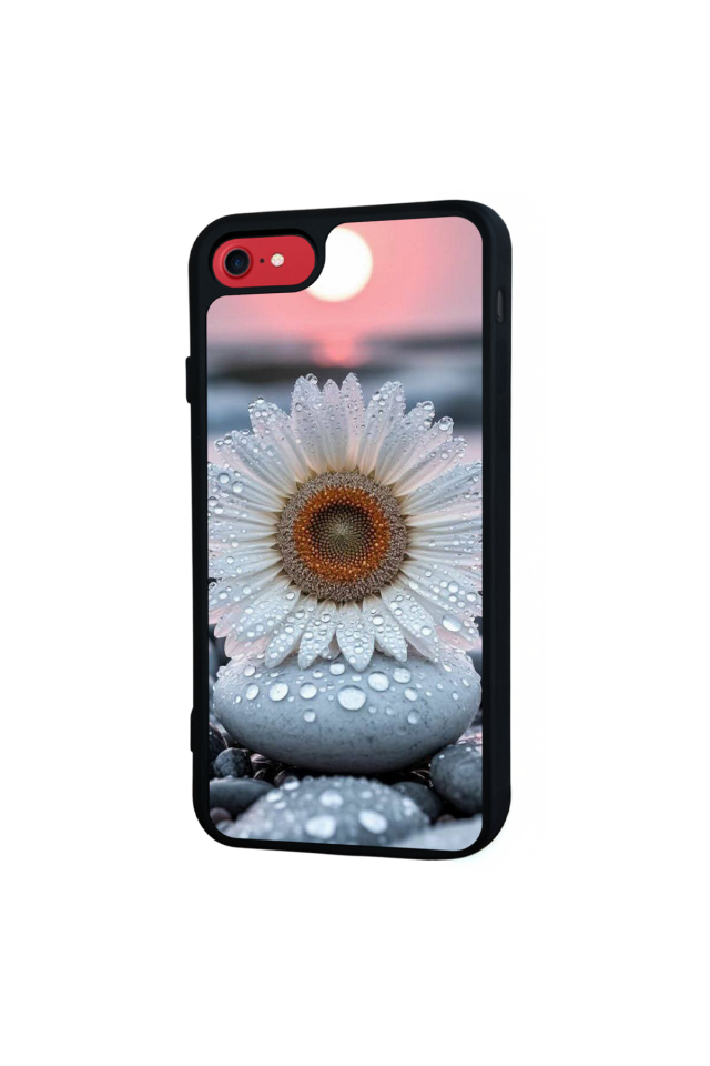 iPhone 7 Uyumlu Cicek Tasarımlı Glossy Premium Kılıf