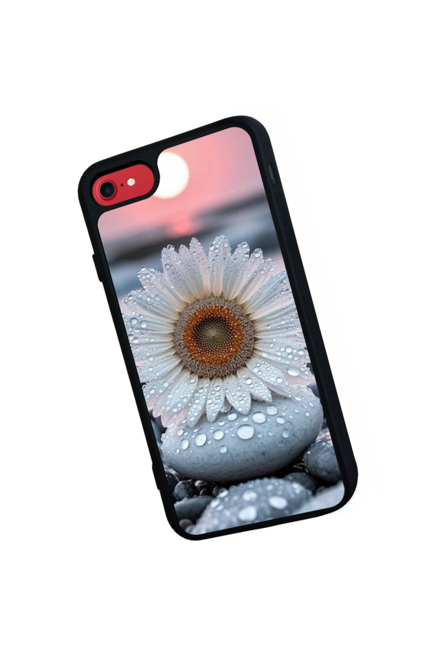 iPhone 7 Uyumlu Cicek Tasarımlı Glossy Premium Kılıf