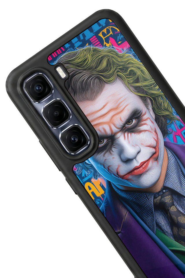Infinix Hot 60 Pro Plus Uyumlu Joker Tasarımlı Glossy Premium Kılıf
