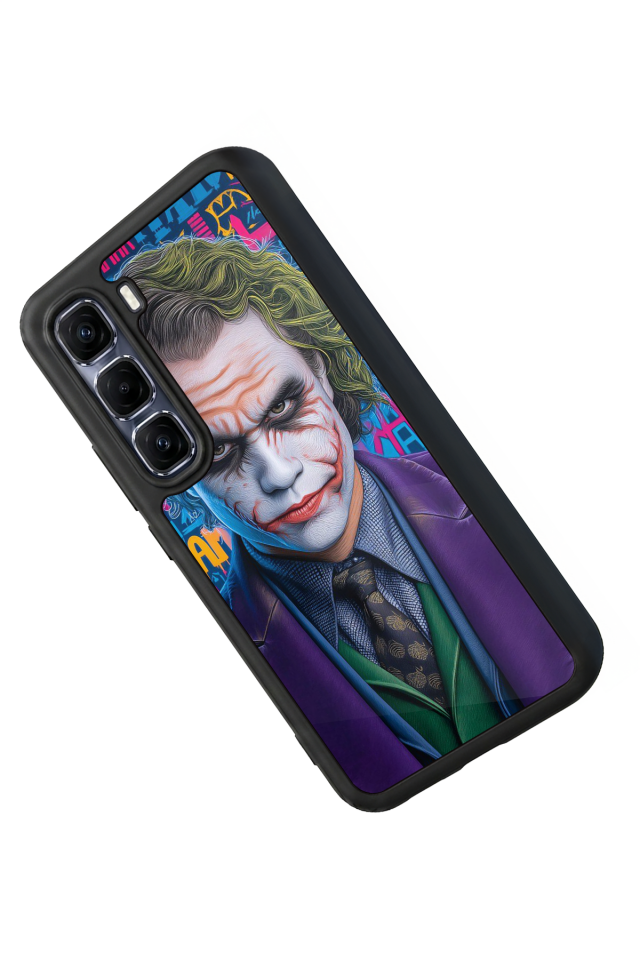 Infinix Hot 60 Pro Plus Uyumlu Joker Tasarımlı Glossy Premium Kılıf