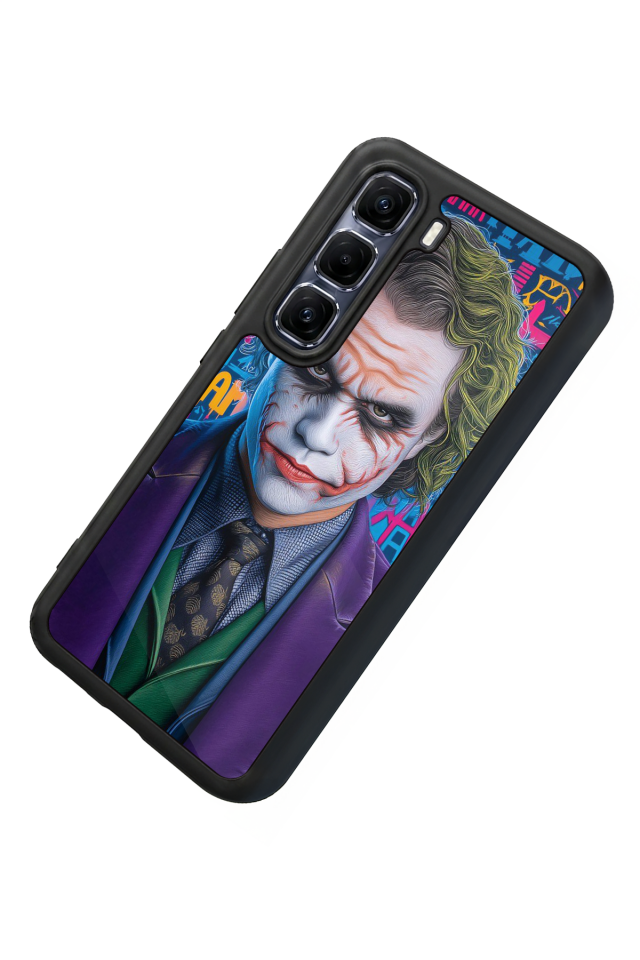 Infinix Hot 60 Pro Plus Uyumlu Joker Tasarımlı Glossy Premium Kılıf