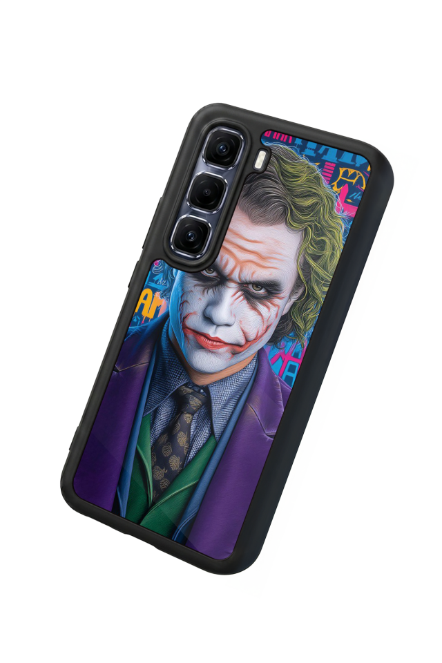 Infinix Hot 60 Pro Plus Uyumlu Joker Tasarımlı Glossy Premium Kılıf