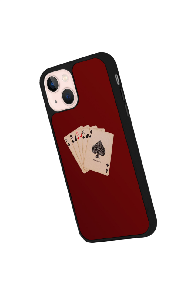 iPhone 15 Uyumlu Kart Tasarımlı Glossy Premium Kılıf