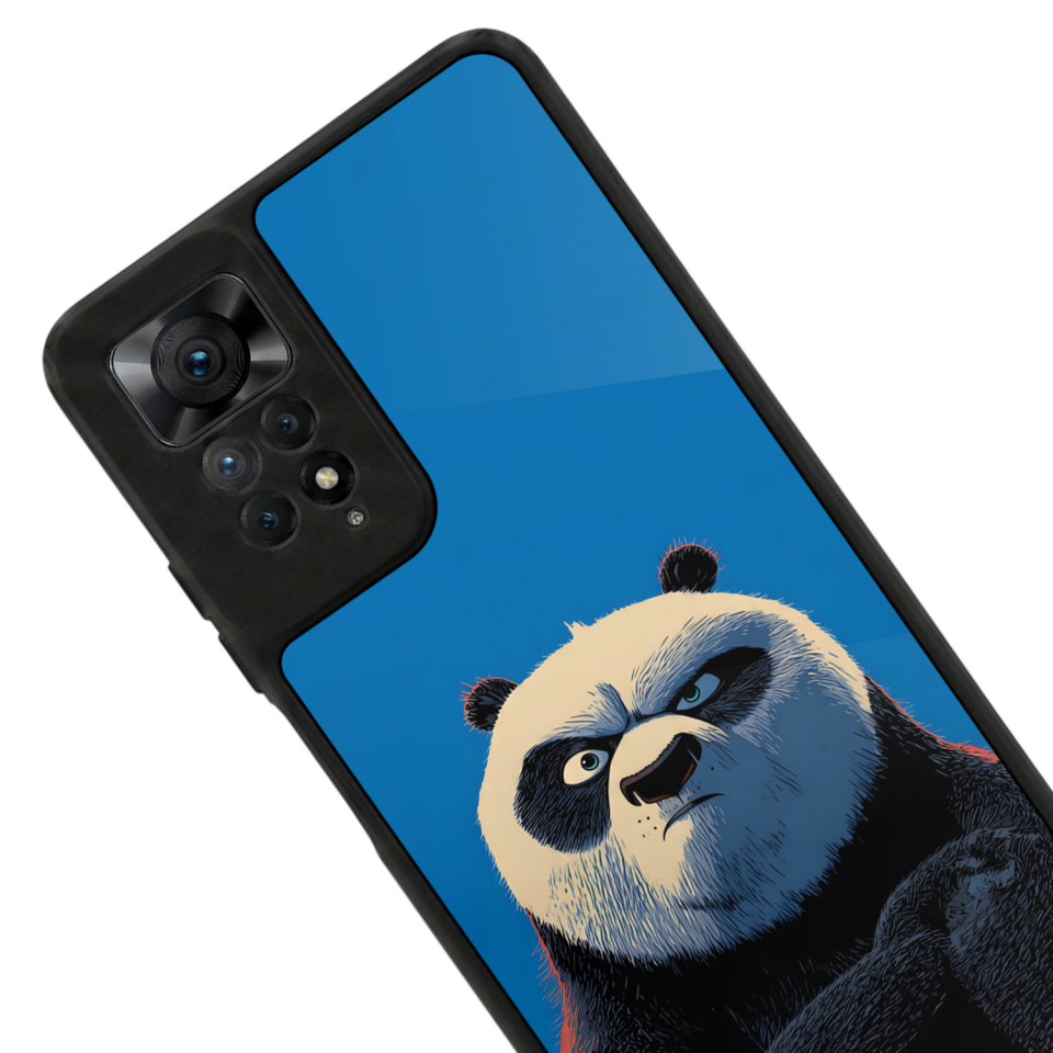 Xiaomi Redmi Note 11 Pro Uyumlu Kung Fu Panda Tasarımlı Glossy Premium Kılıf