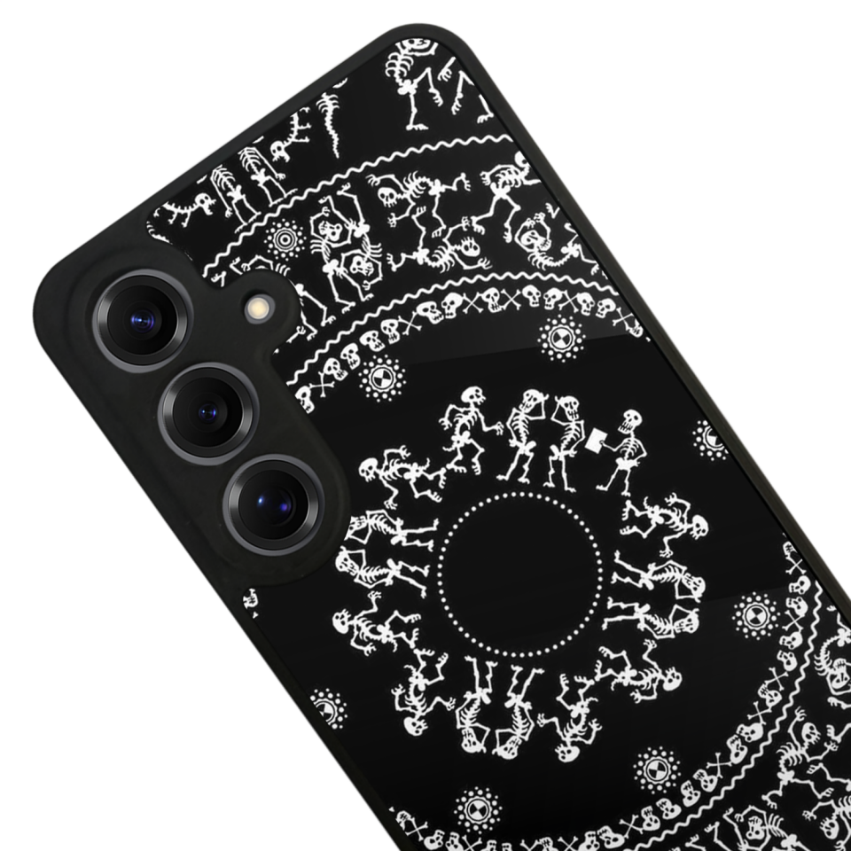 Samsung Galaxy S25 Uyumlu Mandala Tasarımlı Glossy Premium Kılıf