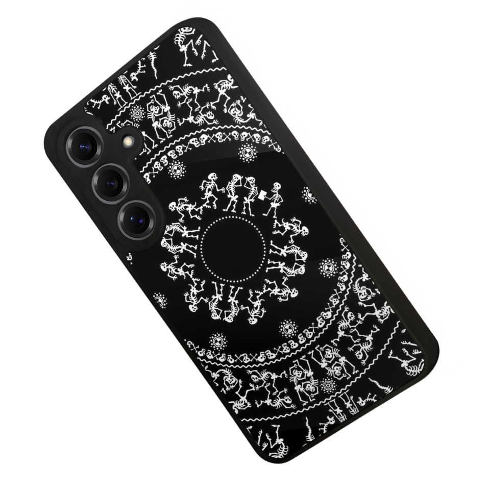 Samsung Galaxy S25 Uyumlu Mandala Tasarımlı Glossy Premium Kılıf