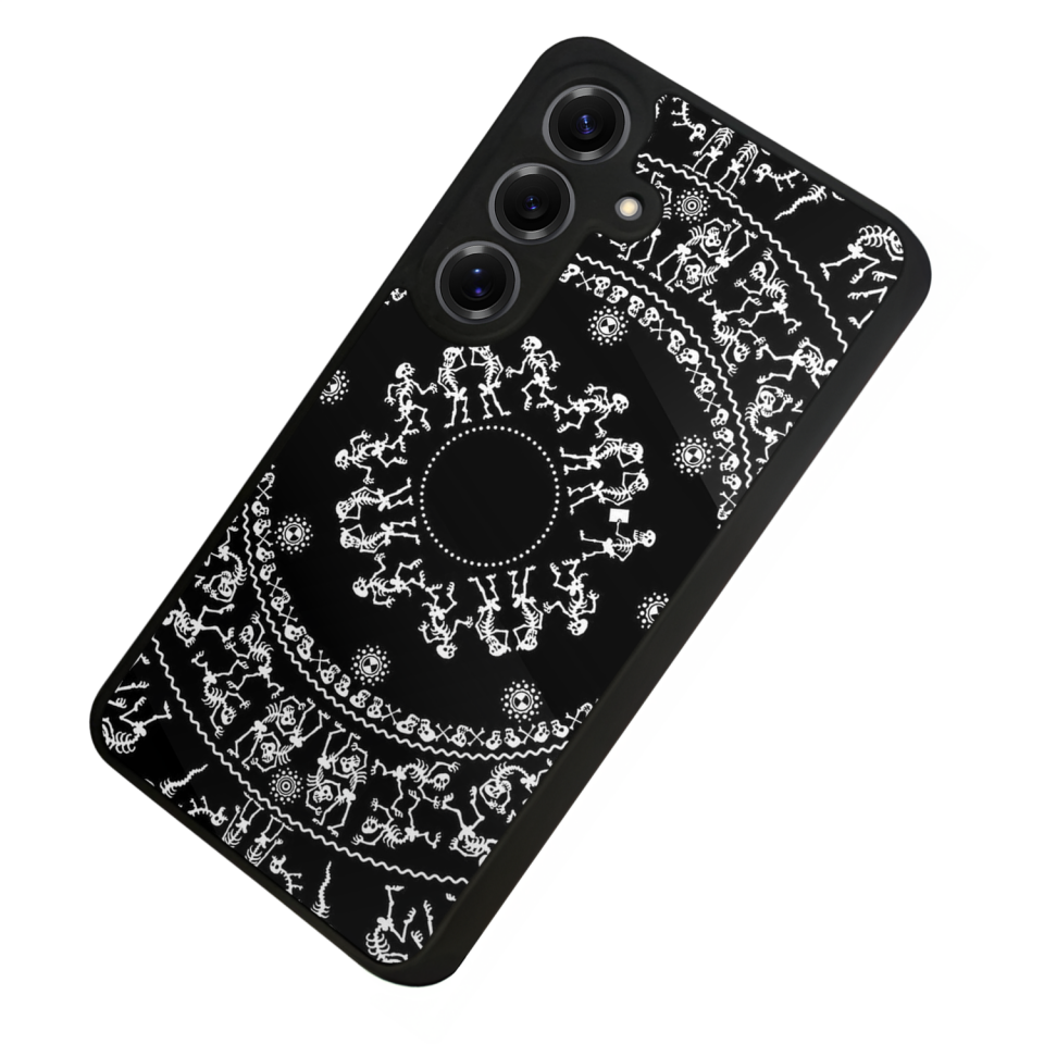 Samsung Galaxy S25 Uyumlu Mandala Tasarımlı Glossy Premium Kılıf