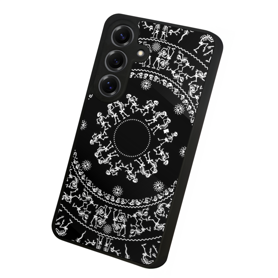 Samsung Galaxy S25 Uyumlu Mandala Tasarımlı Glossy Premium Kılıf