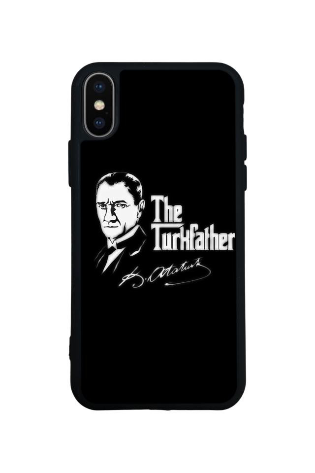 iPhone X/ XS Uyumlu Mustafa Kemal Ataturk Tasarımlı Glossy Premium Kılıf