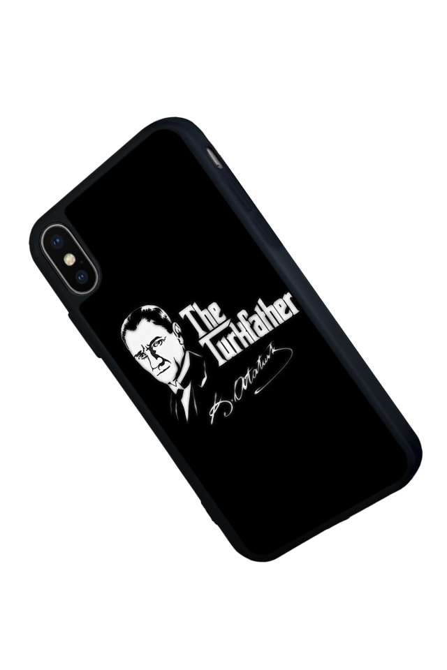 iPhone X/ XS Uyumlu Mustafa Kemal Ataturk Tasarımlı Glossy Premium Kılıf