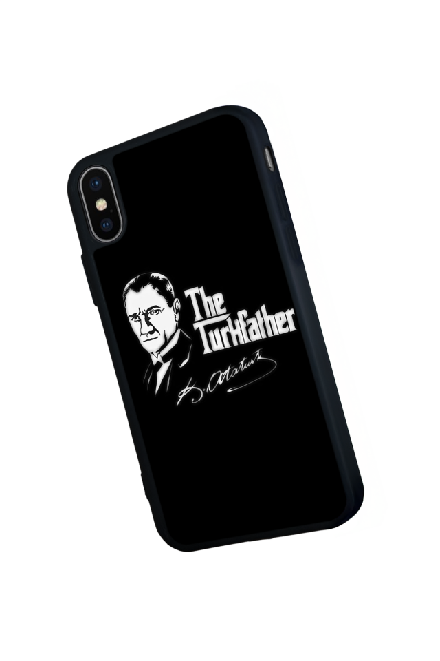 iPhone X/ XS Uyumlu Mustafa Kemal Ataturk Tasarımlı Glossy Premium Kılıf