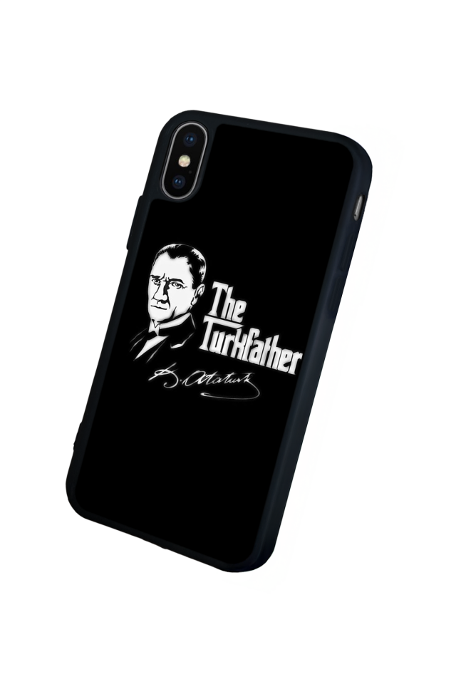 iPhone X/ XS Uyumlu Mustafa Kemal Ataturk Tasarımlı Glossy Premium Kılıf