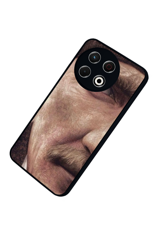 Tecno Spark 30 Pro Uyumlu Mustafa Kemal Ataturk Tasarımlı Glossy Premium Kılıf