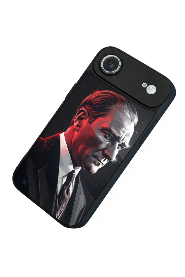 iPhone 17 Air Uyumlu Mustafa Kemal Ataturk Tasarımlı Glossy Premium Kılıf