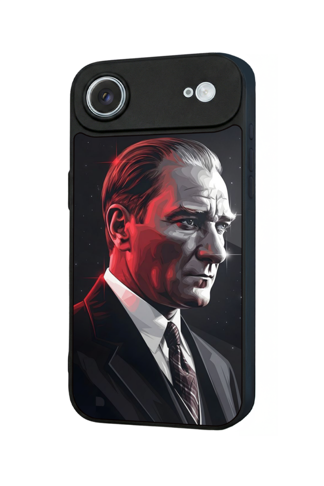 iPhone 17 Air Uyumlu Mustafa Kemal Ataturk Tasarımlı Glossy Premium Kılıf