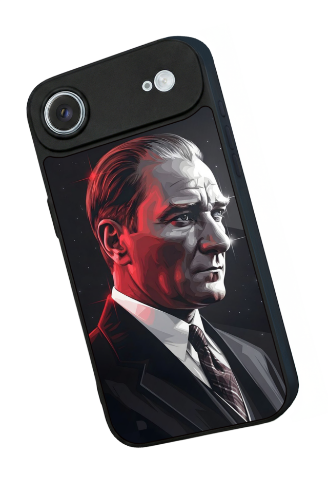 iPhone 17 Air Uyumlu Mustafa Kemal Ataturk Tasarımlı Glossy Premium Kılıf