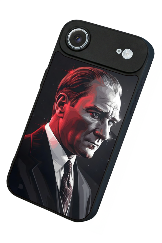 iPhone 17 Air Uyumlu Mustafa Kemal Ataturk Tasarımlı Glossy Premium Kılıf