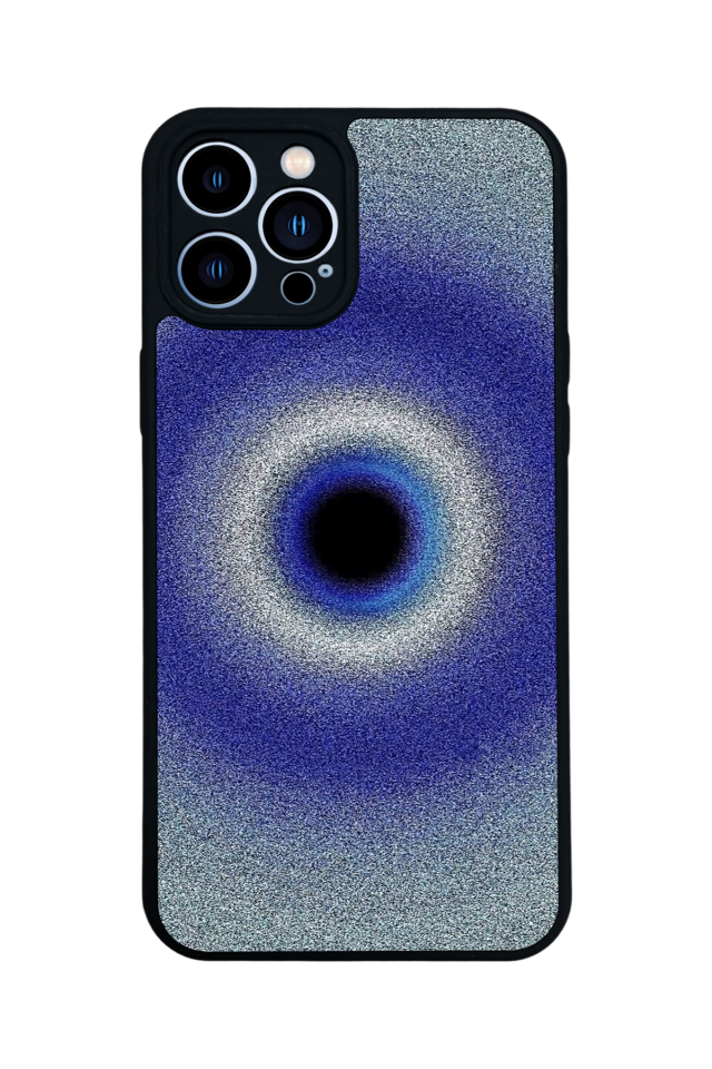 iPhone 12 Pro Max Uyumlu Nazar Tasarımlı Glossy Premium Kılıf