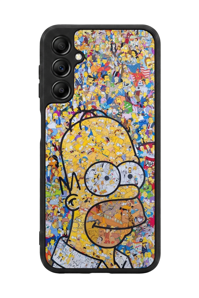 Samsung Galaxy A14 Uyumlu The Simpsons Tasarımlı Glossy Premium Kılıf