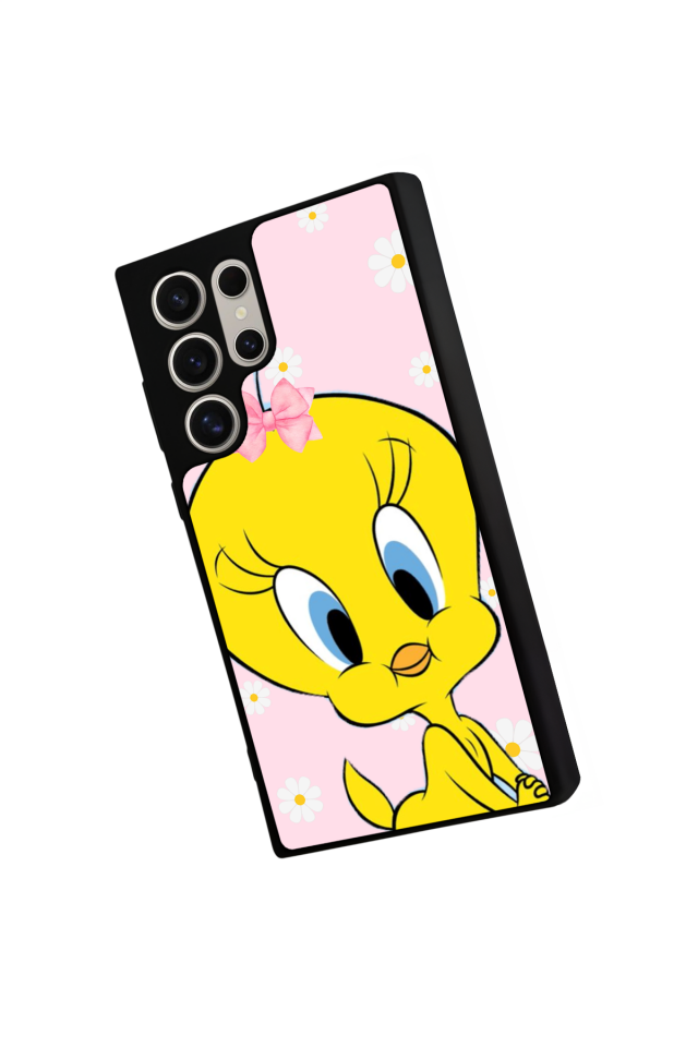 Samsung Galaxy S24 Ultra Uyumlu Tweety Tasarımlı Glossy Premium Kılıf