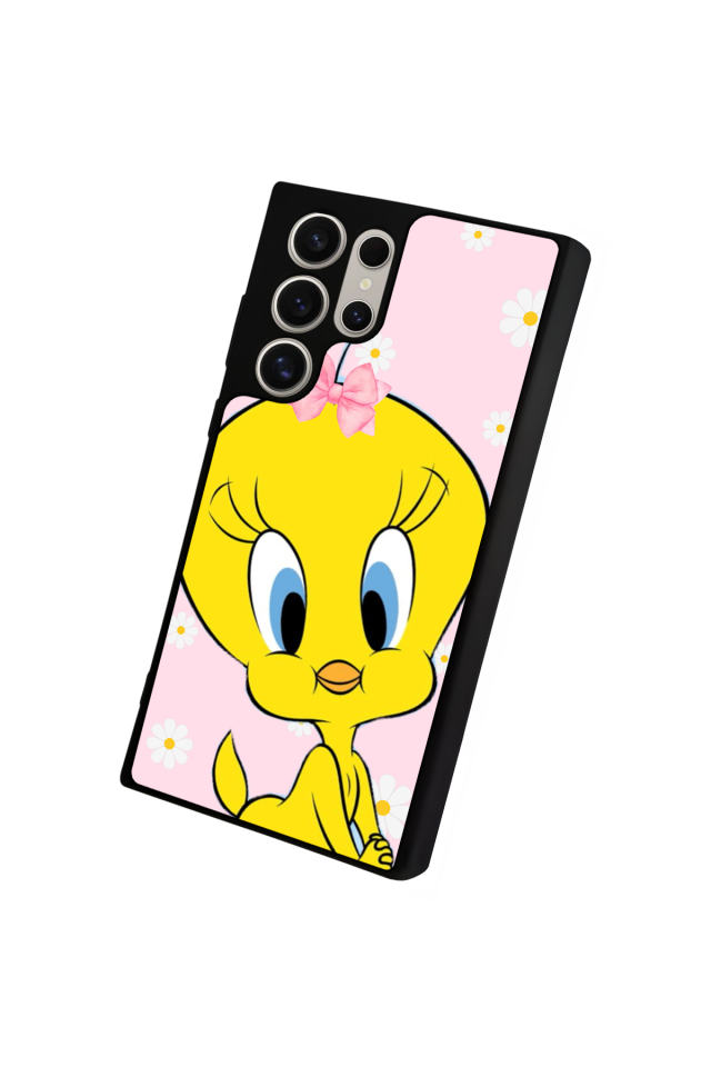 Samsung Galaxy S24 Ultra Uyumlu Tweety Tasarımlı Glossy Premium Kılıf