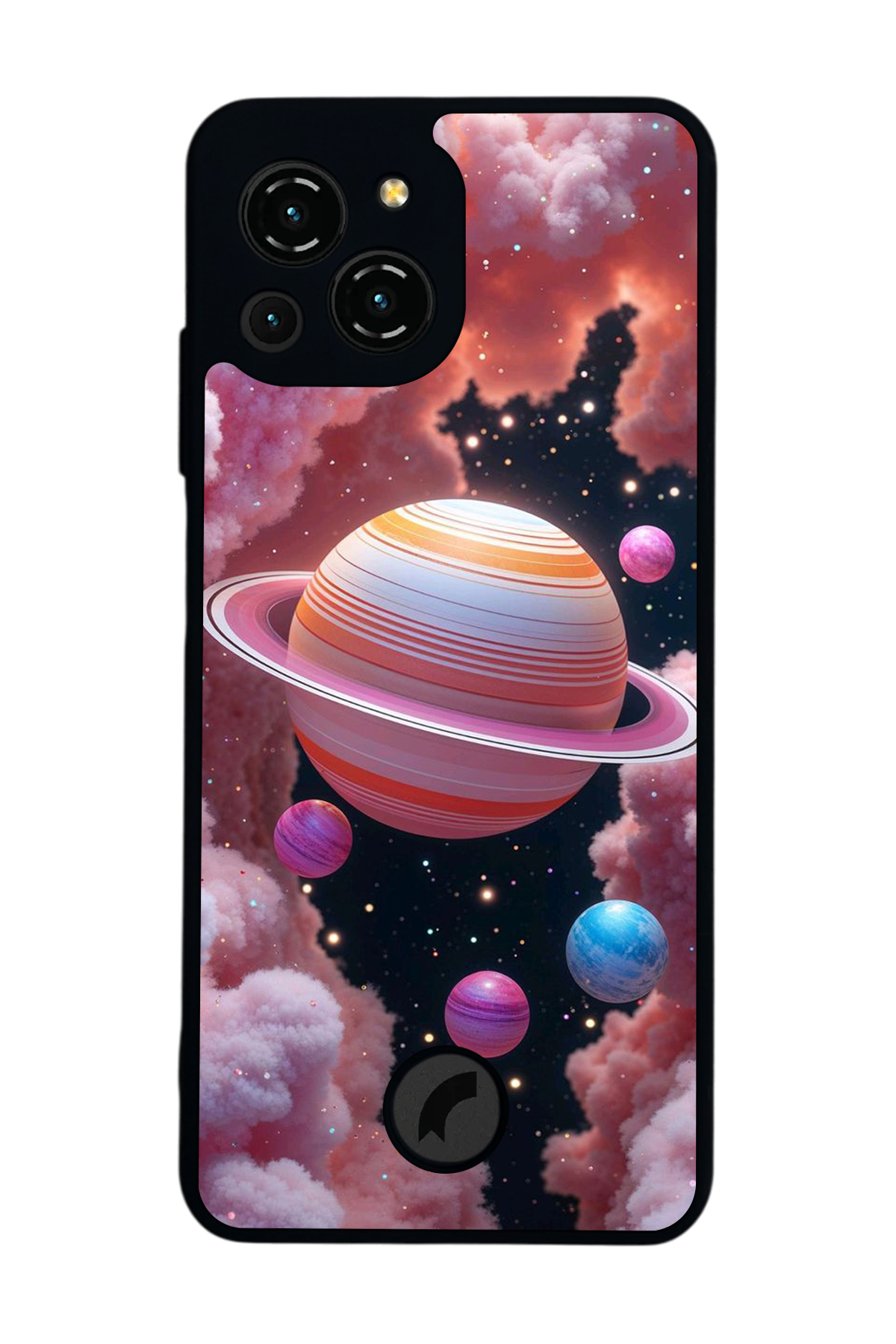 Reeder S23 Pro Max Uyumlu Uzay Tasarımlı Glossy Premium Kılıf