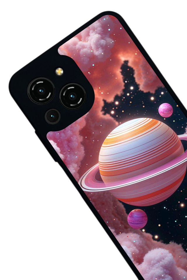 Reeder S23 Pro Max Uyumlu Uzay Tasarımlı Glossy Premium Kılıf