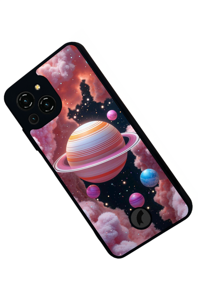 Reeder S23 Pro Max Uyumlu Uzay Tasarımlı Glossy Premium Kılıf