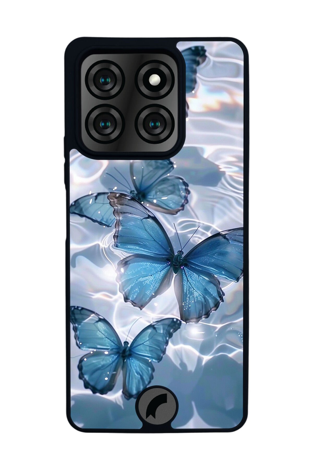 Reeder S71 Uyumlu Kelebek Tasarımlı Glossy Premium Kılıf