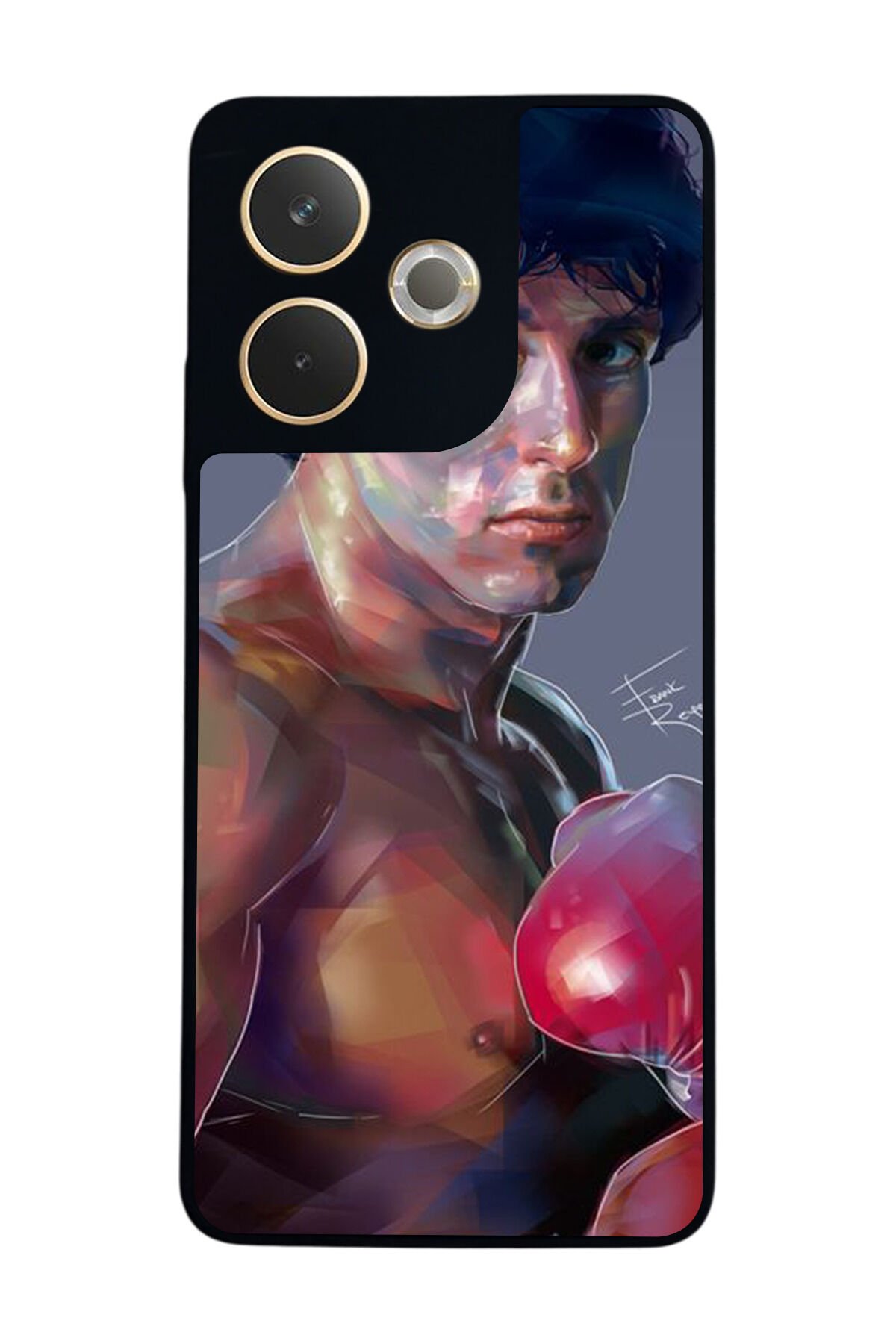 Oppo A5 Pro Uyumlu Rocky Tasarımlı Glossy Premium Kılıf