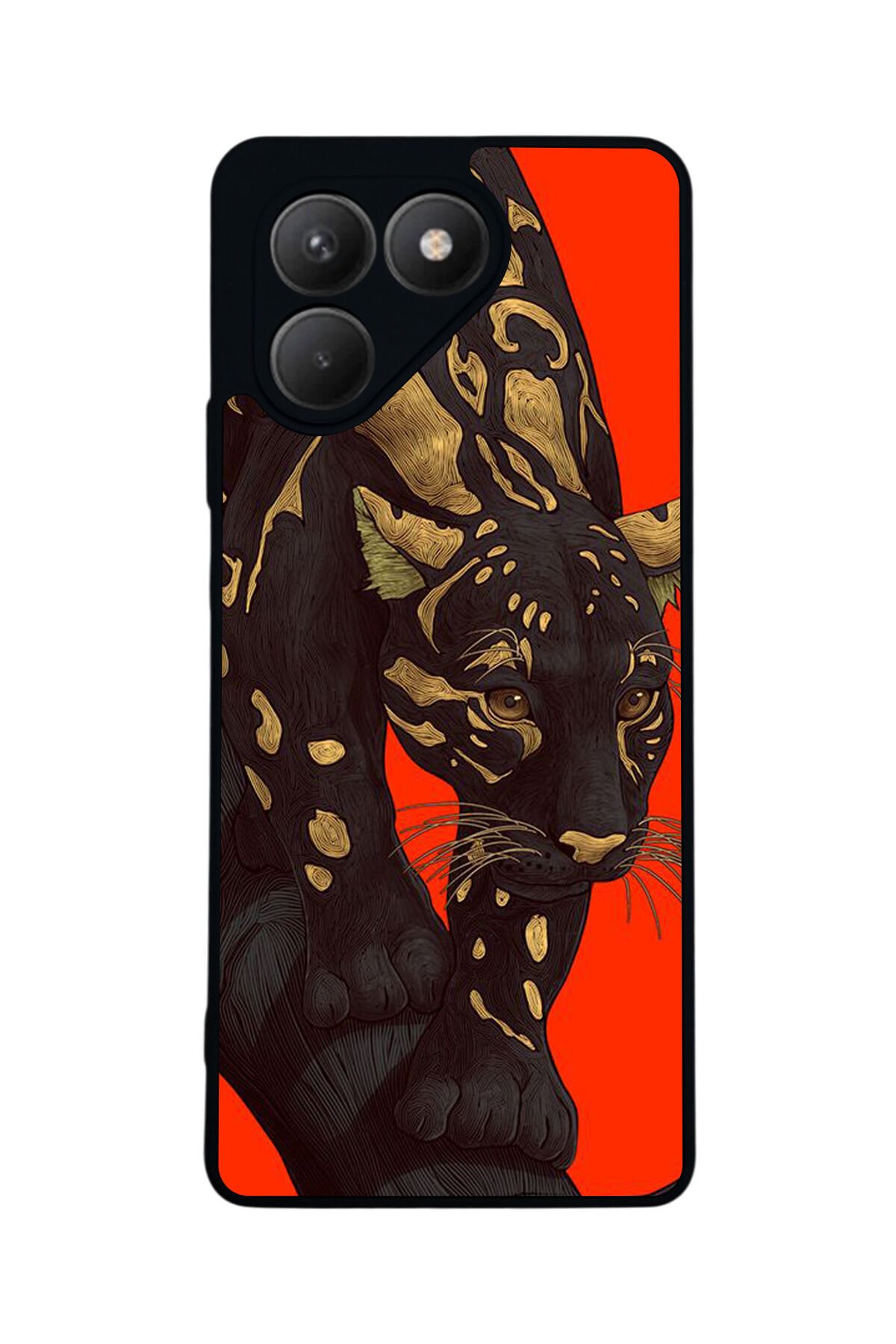 Tecno Pova 7 Mat Uyumlu Siyah Kılıf – Yumuşak Silikon, Koruyucu, Şok Emici Kapak