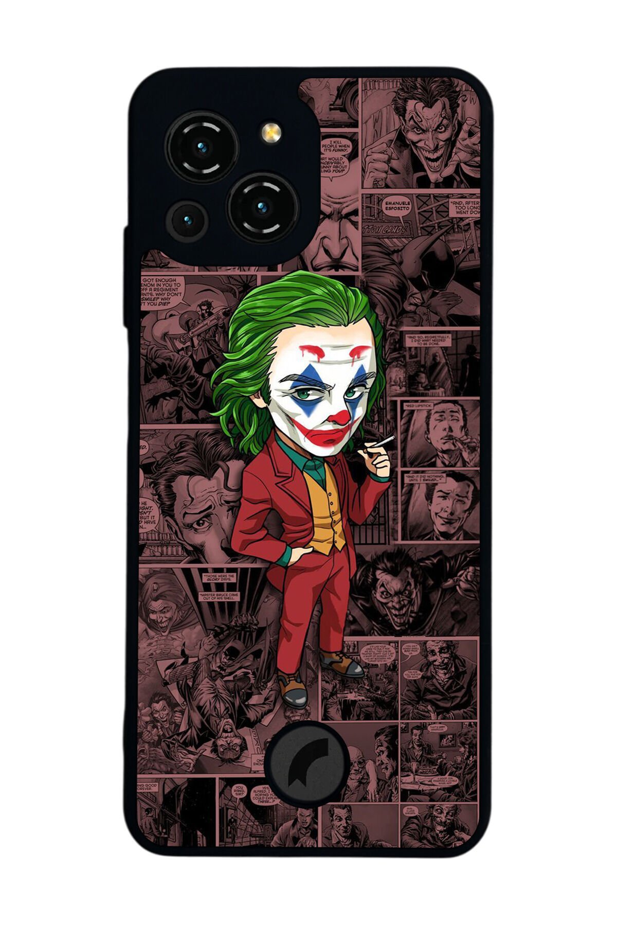 Reeder S23 Pro Max Uyumlu Joker Tasarımlı Glossy Premium Kılıf