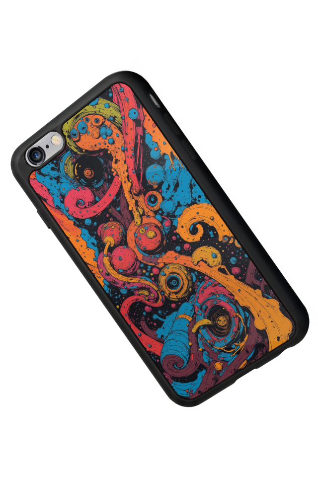 iPhone 6 Plus Uyumlu Abstract Tasarımlı Glossy Premium Kılıf