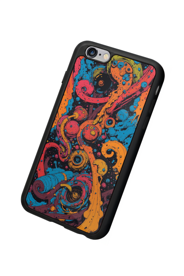 iPhone 6 Plus Uyumlu Abstract Tasarımlı Glossy Premium Kılıf