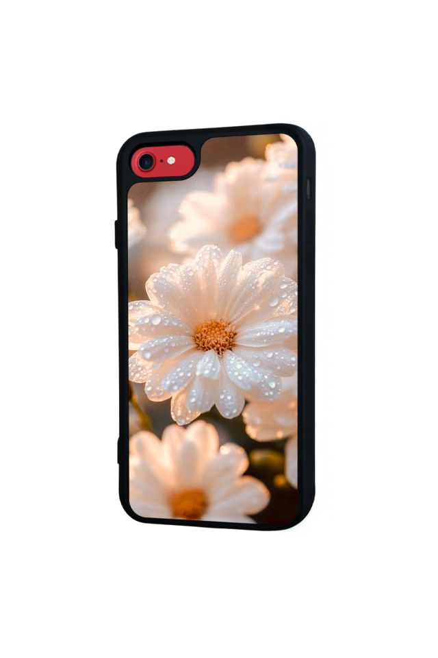 iPhone 7 Uyumlu Cicek Tasarımlı Glossy Premium Kılıf