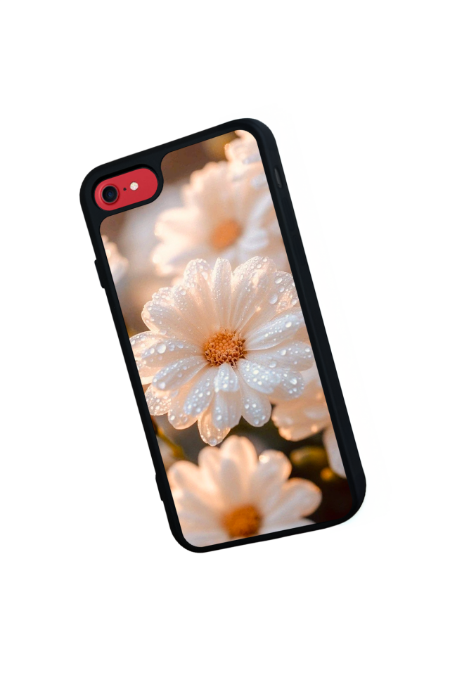 iPhone 7 Uyumlu Cicek Tasarımlı Glossy Premium Kılıf