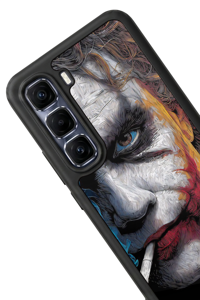 Infinix Hot 60 Pro Plus Uyumlu Joker Tasarımlı Glossy Premium Kılıf