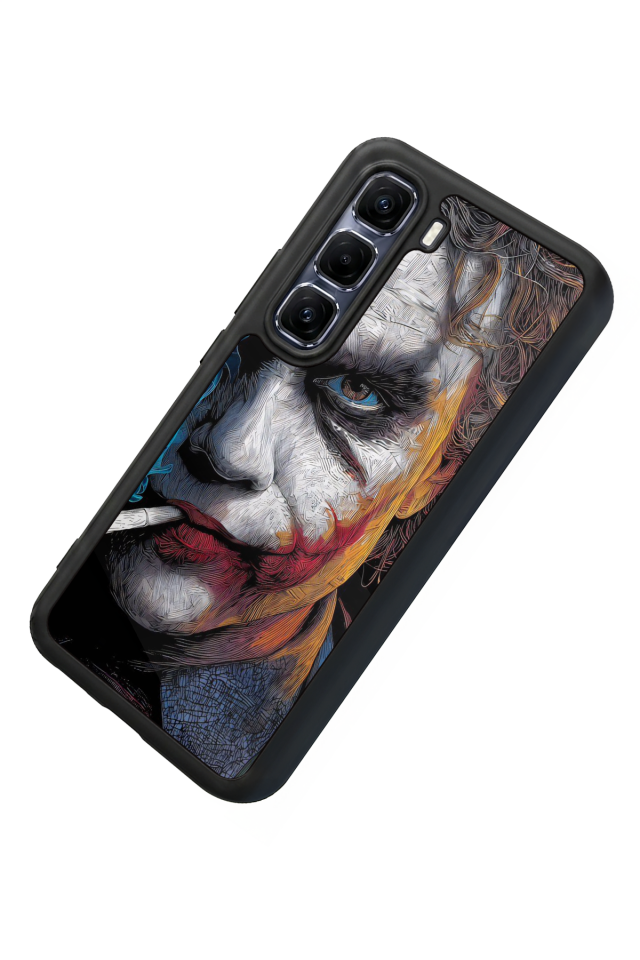 Infinix Hot 60 Pro Plus Uyumlu Joker Tasarımlı Glossy Premium Kılıf