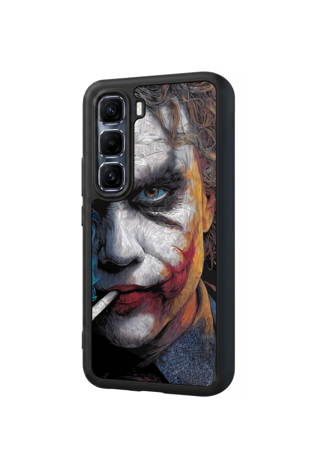 Infinix Hot 60 Pro Plus Uyumlu Joker Tasarımlı Glossy Premium Kılıf