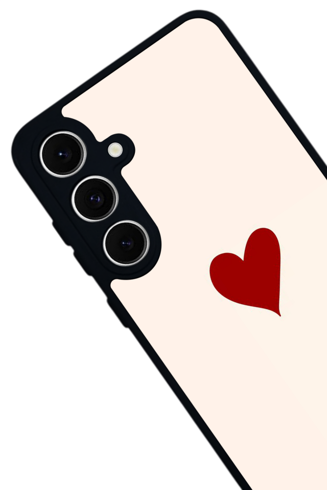 Samsung Galaxy A16 Uyumlu Kalp Love Tasarımlı Glossy Premium Kılıf