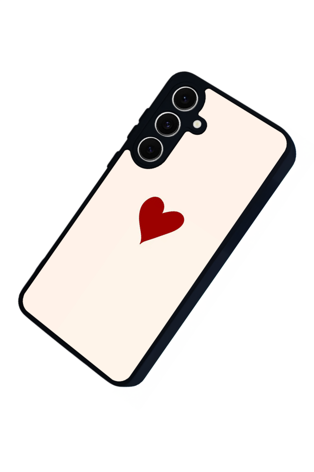 Samsung Galaxy A16 Uyumlu Kalp Love Tasarımlı Glossy Premium Kılıf