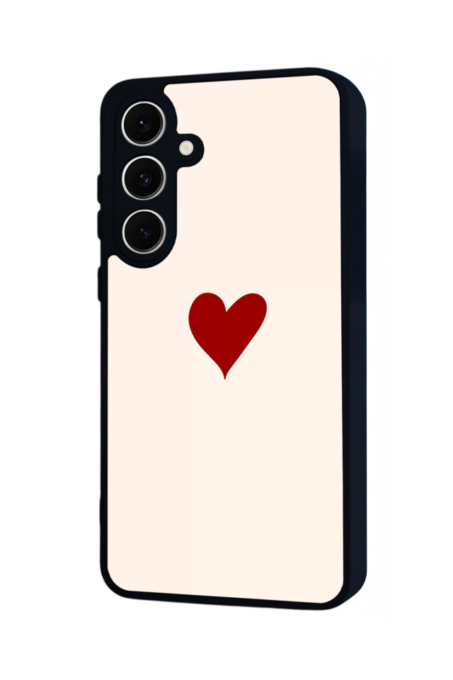 Samsung Galaxy A16 Uyumlu Kalp Love Tasarımlı Glossy Premium Kılıf