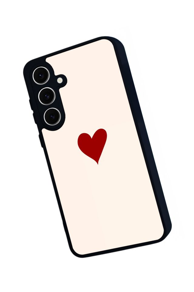 Samsung Galaxy A16 Uyumlu Kalp Love Tasarımlı Glossy Premium Kılıf