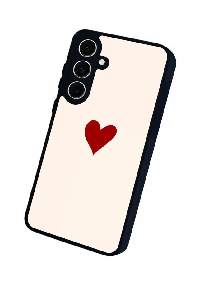 Samsung Galaxy A16 Uyumlu Kalp Love Tasarımlı Glossy Premium Kılıf