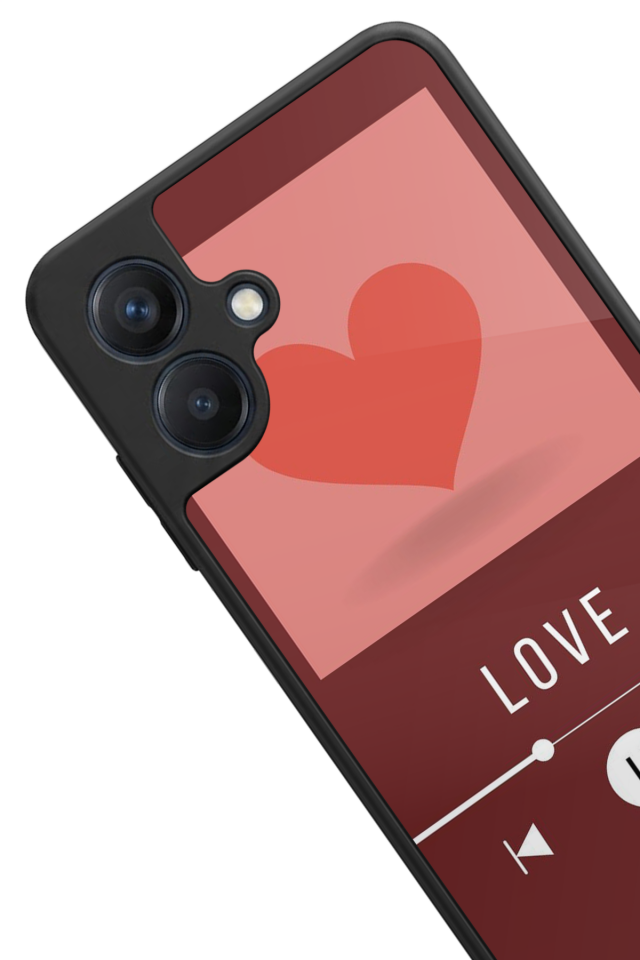 Samsung Galaxy A07 Uyumlu Kalp Love Tasarımlı Glossy Premium Kılıf