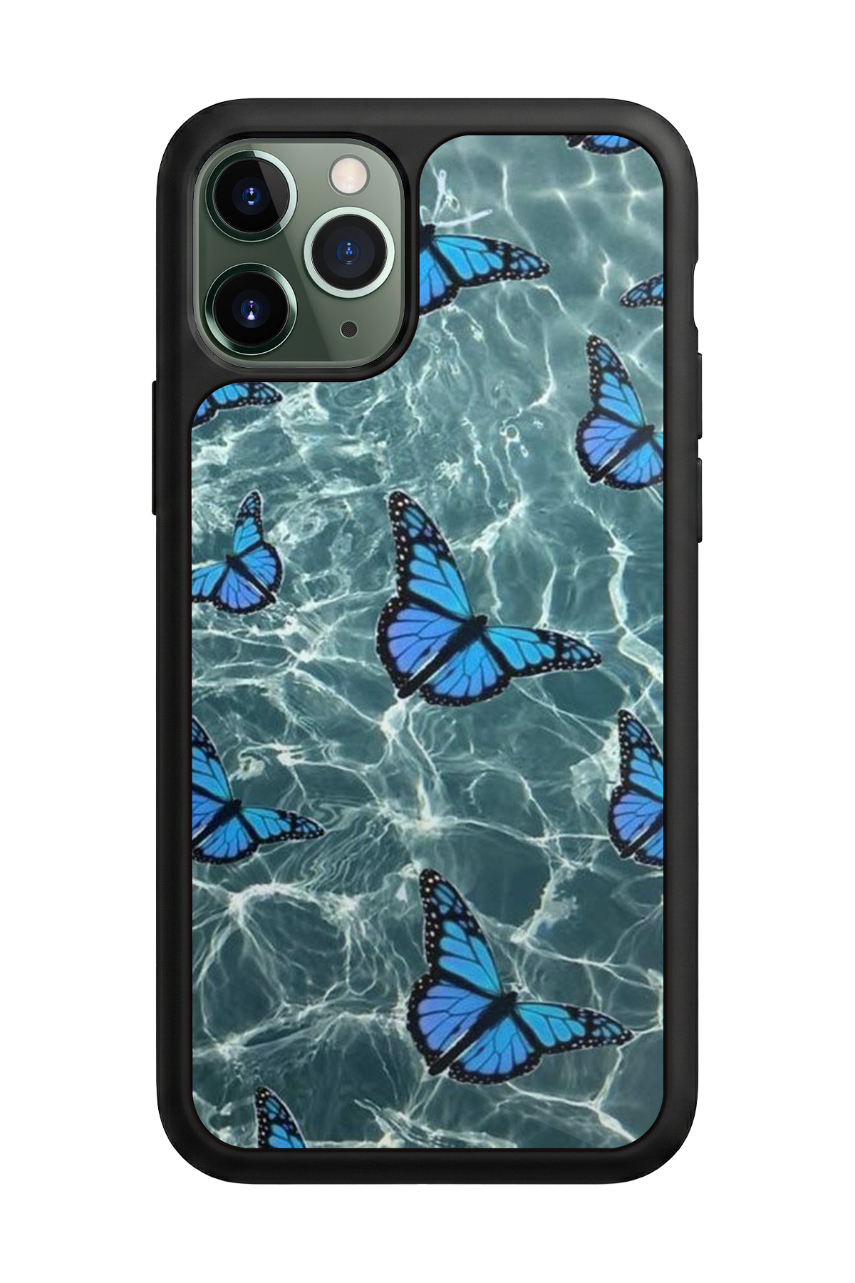 iPhone 11 Pro Uyumlu Kelebek Tasarımlı Glossy Premium Kılıf